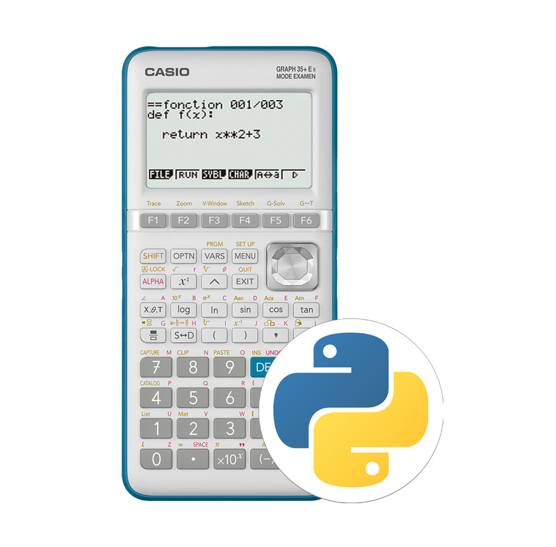 Graph 35+E II Avec Python - Calculatrice Graphique