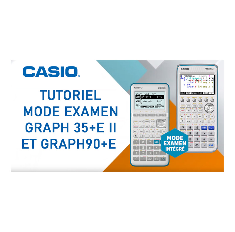 Calculatrice Casio GRAPH 35+E II Lycée BOUTIQUE LIBRAIRIE BRUNETEAUX