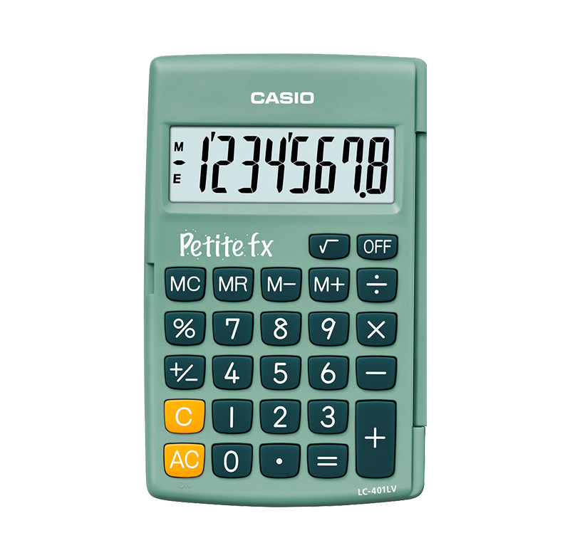 Promo Calculatrice CASIO petite FX bleue Existe en coloris Rose à 6€99 chez  Géant Casino