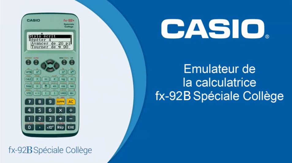 Casio FX 92B Spéciale Collège