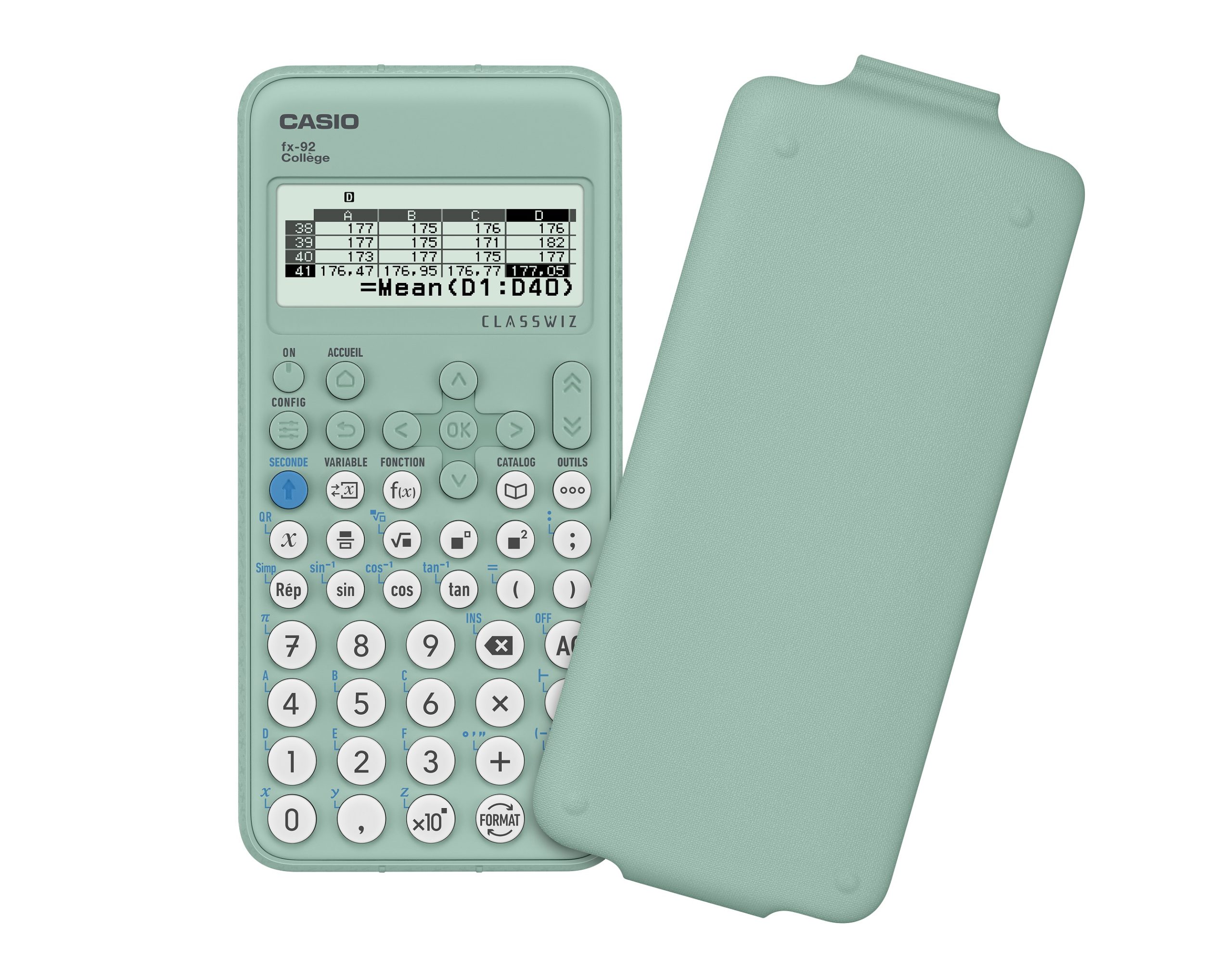 Calculatrice Scientifique Spéciale Collège Casio FX-92+ Graphiques et  Formules 