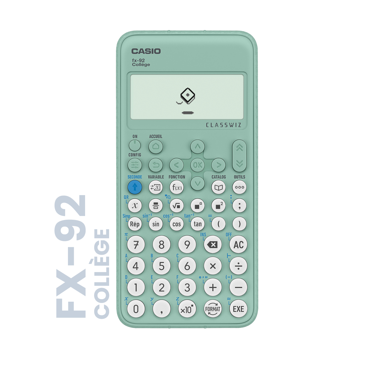 Calculatrice Scientifique Spéciale Collège Casio FX-92+ Graphiques et  Formules