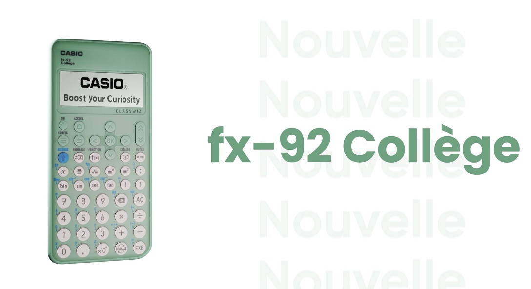 Calculatrice scientifique Casio FX 92 Collège : Chez