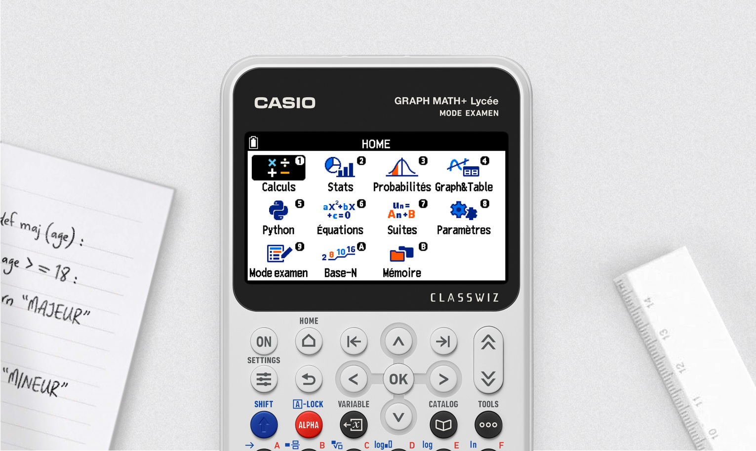 Casio Python Gr Programmation PYTHON et SCRATCH sur calculatrices | CASIO Éducation ...