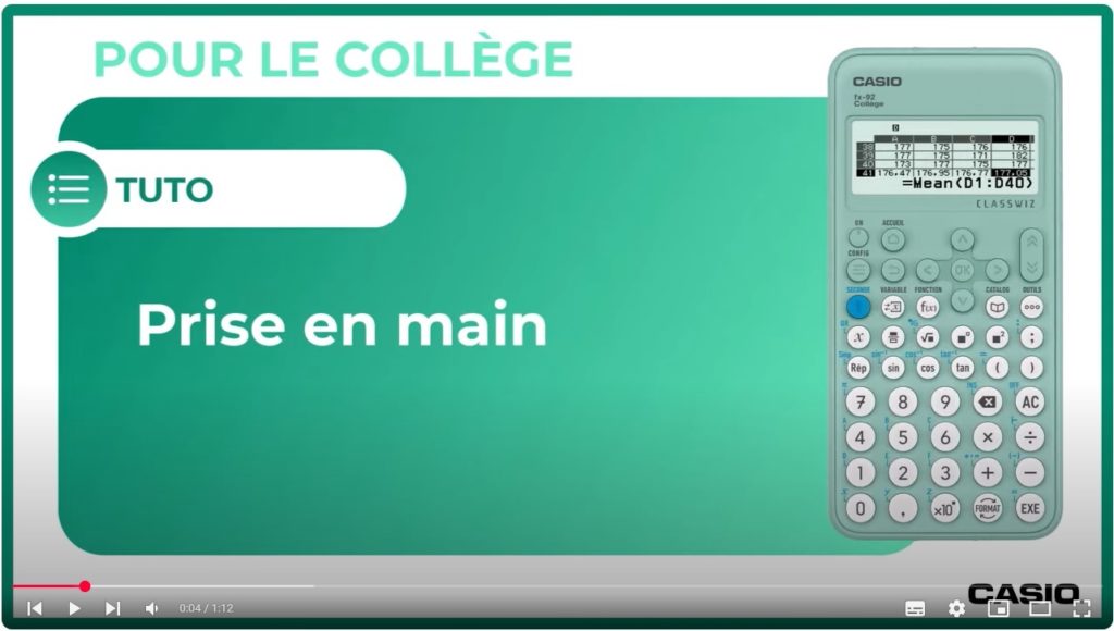 Calculatrice Casio FX 92 Spéciale Collège - DARTY Réunion