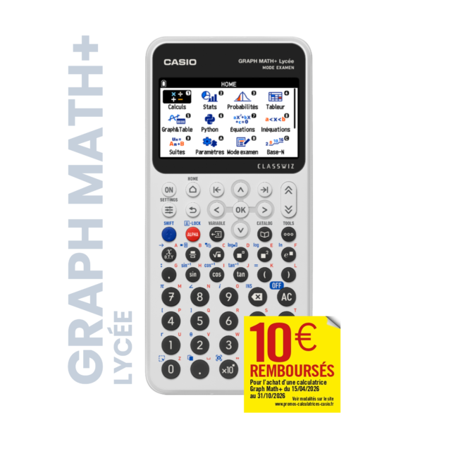 Graph Math+ Avec Python - Calculatrice Graphique | CASIO Éducation