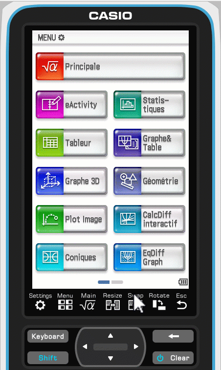 Déterminer la version de sa calculatrice CASIO fx-CP400+E