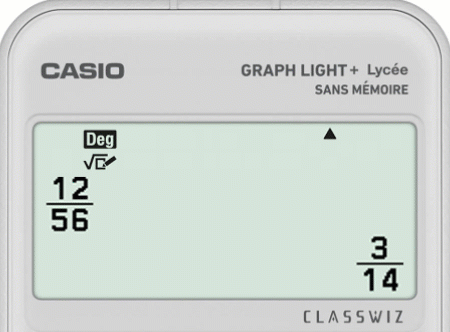 Passer du format standard au format décimal avec la calculatrice GRAPH LIGHT+