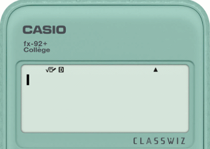 Configuration en mode décimal des résultats de la calculatrice CASIO fx-92+ Collège.
