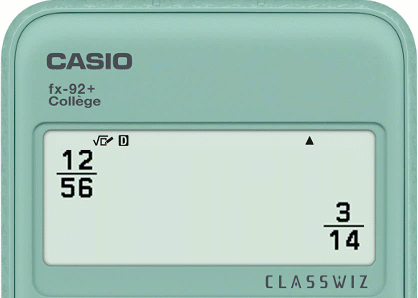 Décomposer un nombre en produit de facteurs premiers, convertir des heures décimales en heur minute second avec la fx-92+ Collège