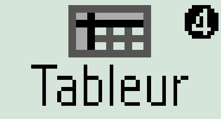 Menu Tableur GRAPH LIGHT+