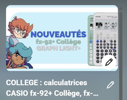 TUTO youtube fx-92+ Collège