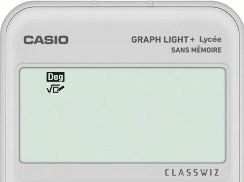 Modifier l'arrondi du résultat décimale avec la calculatrice GRAPH LIGHT+