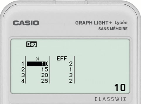 Générer un QR-code avec la calculatrice CASIO GRAPH LIGHT+