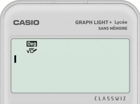 Modifier le mode de saisie et le format du résultat de la calculatrice GRAPH LIGHT+