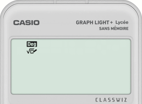 Calculer l'image d'un nombre avec la calculatrice CASIO GRAPH LIGHT+