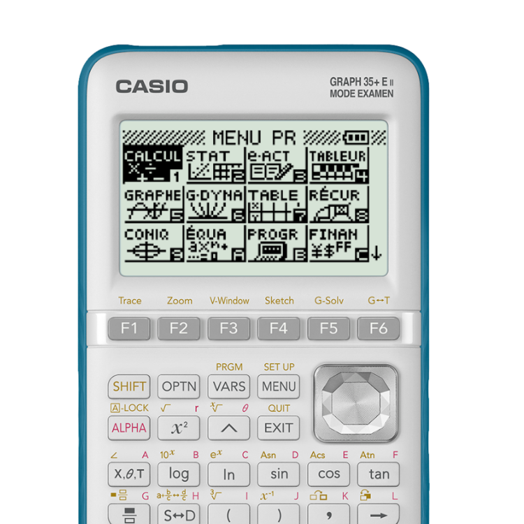Graph 35+E II /90+E : Menu Calcul : Arithmétique