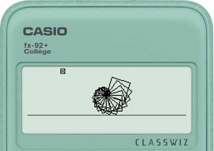 Escargot avec la calculatrice CASIO fx-92+ Collège