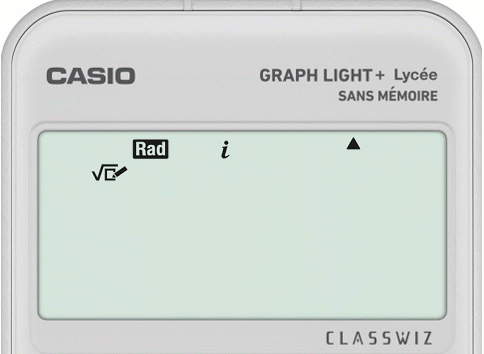 Utiliser les raccourcis du catalogue dans la calculatrice CASIO GRAPH LIGHT+