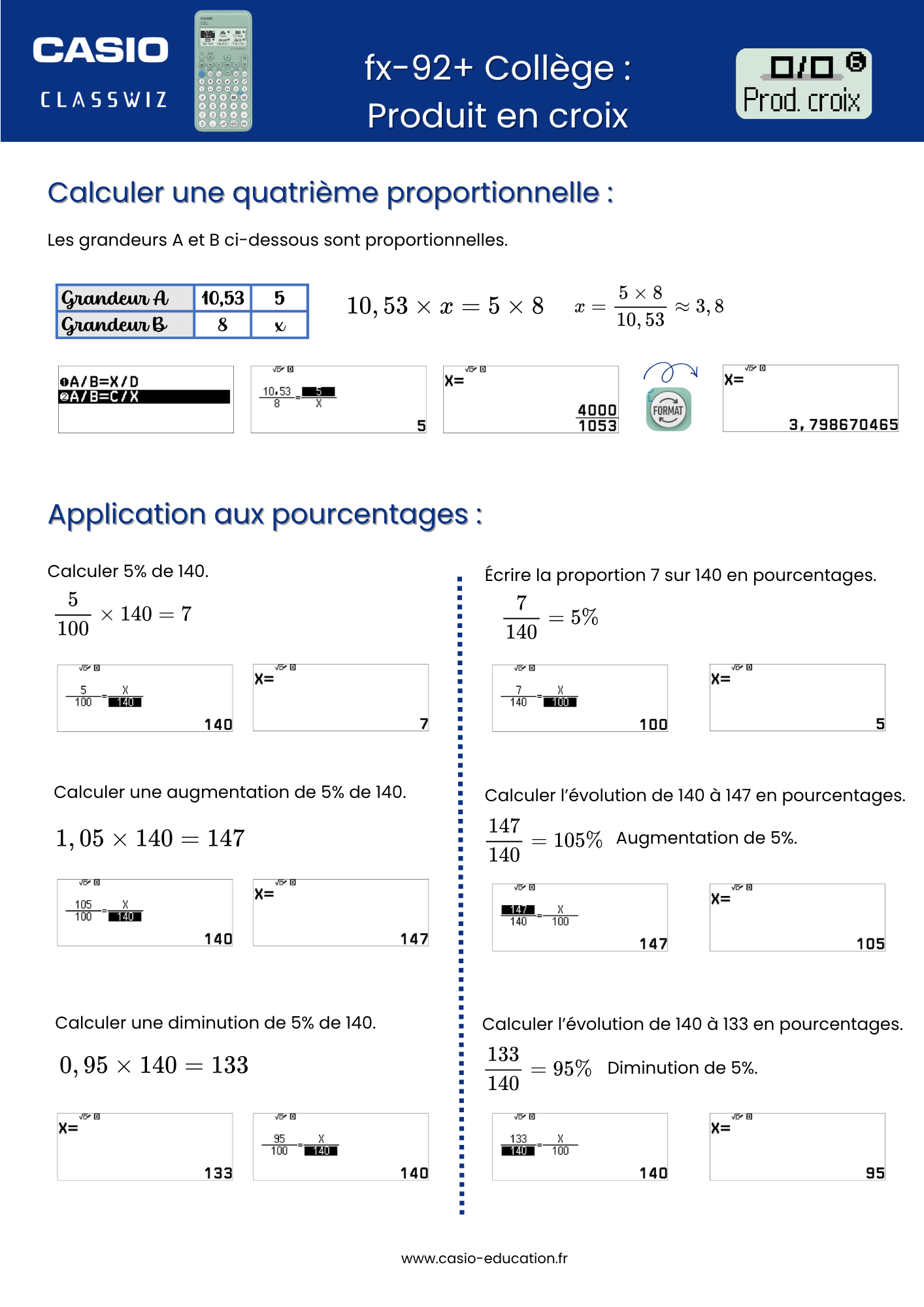 Produit En Croix fx 92+ Collège